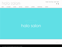 Tablet Screenshot of halohairsalondenver.com